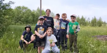 Второй день в нашем лагере "Дружба"