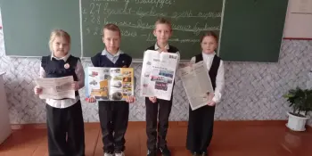"Жить и учиться, зная историю: в школе прошел информационный час "Новости Беларуси и региона"