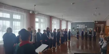 Cбор дружины, посвящённый Дню юного героя-антифашиста