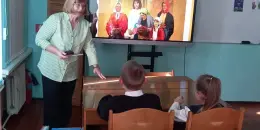 В школе прошел информационный час "Семья — начало всех начал"